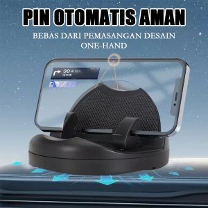 VANGO VA01 Car Phone Holder Hp Mobil Dashboard Anti Slip 360 Rotation Vertikal Horizontal Dudukan Hp