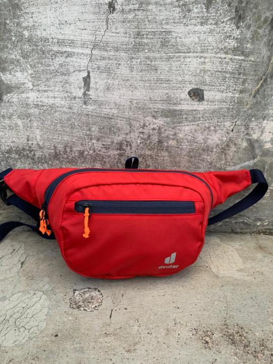 Tas Pinggang Deuter 01 Waist Bag Black Tas Polyester Untuk