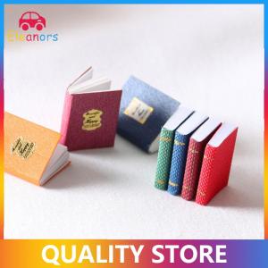 [Eleanor] 4pcs set 1 12 Dollhouse Miniature Mini Books Model Furniture Accessories 2021