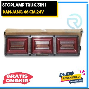 PROMO Stop Lamp Truk 24 Volt Lampu Variasi Mobil Truk 24 Volt Lampu LED 24 Volt Truk Lampu Stop Truk
