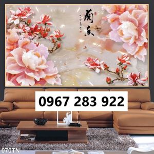 Gạch tranh 3d sứ ngọc trang trí