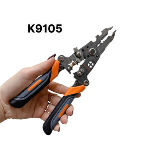 Kìm đa năng 12 trong 1 Kapusi cắt dây điện ốc Tuốt Uốn Xoắn Ép cos Tách dây Kẹp Siết Thử Điện