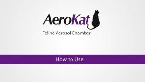 Aerokat The Original Feline Aerosol Chamber Inhaler Spacer for Cats and Kittens with Exclusive Flow-Vu Indicator