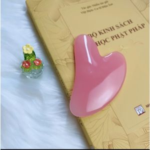 Đá Massage Mặt Guasha Trong Suốt Làm Giảm Nếp Nhăn Nâng Cơ Trẻ Hóa Da