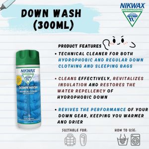 Nikwax Down Wash 300ml | Detergent