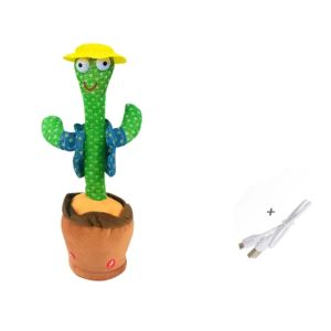 กระบองเพชรเต้นได้ มีเพลง cactus can dance ตุ๊กตาอัดเสียง