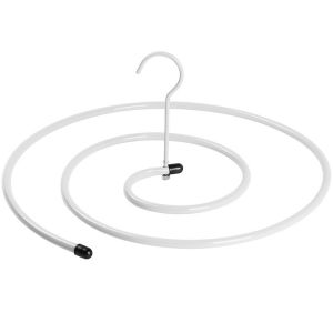 JVL Spiral Hanger Round Rotating Hanger Balcony Bed Sheet Curtain Quilt Drying Rack