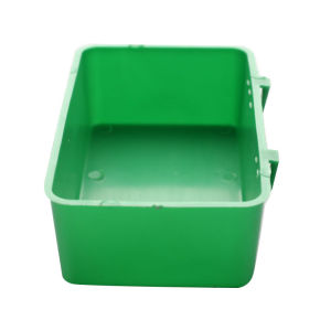 [Alex Do] Hot Sale Multifunction Creative Green Food Tray Parrot Bathtub Animal Cage Shower Box