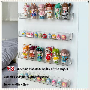 Wall Mounted Storage Box Toy Display Rack Acrylic Doll Showcase Blind Box Storage Display Box Figures Stand Shelf