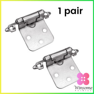 Winsome บานพับตู้ บานพับตู้ปิดอัตโนมัติ บานพับซ่อนพร้อมสกรู ติดตั้งง่าย Hinge