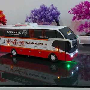 Miniatur Bus Harapan Jaya Avante Lampu: Desain Bis Modern & Model Bis Miniatur