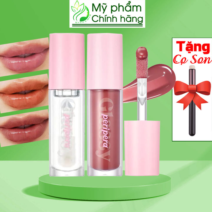 Son Tint Bóng Thuần Chay Peripera Ink Glasting Lip Gloss Căng Mọng Mượt ...