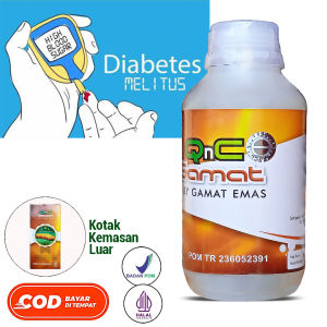 Obat Diabetes Kering Basah Kencing Manis Penurun Gula Darah Herbal Qnc Jelly Gamat Asli - 300mL