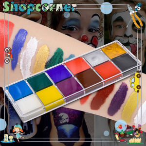 12 Warna Face Painting Make Up Anak Body Painting Wajah Makeup Tool Body Art Paint
