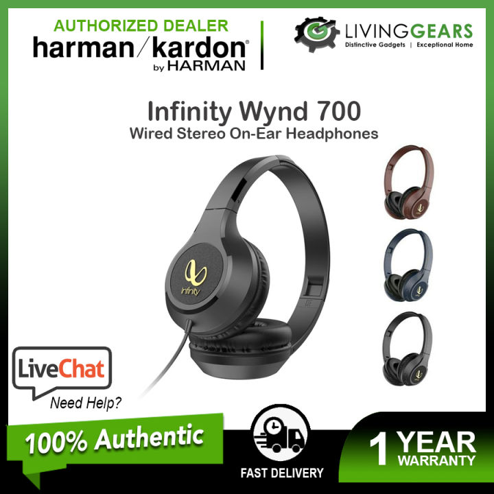 [ AUTHORIZED DEALER ] Harman Kardon Infinity WYND 700 Wired OnEar