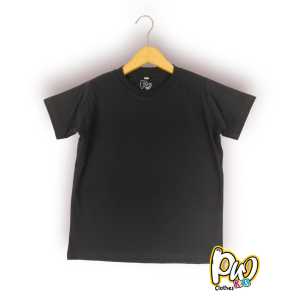KAOS POLOS ANAK LAKI LAKI PEREMPUAN LENGAN PENDEK PREMIUM BAHAN COTTON COMBAD 30s