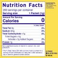 Splenda No Calorie Sweetener, 200 Count Packets. 