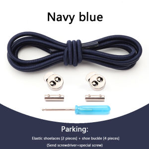 1คู่เชือกผูกรองเท้ายืดหยุ่นสำหรับรองเท้าผ้าใบรอบเชือกผูกรองเท้าไม่มีผูกโลหะฤดูใบไม้ผลิล็อคยางรัดอุปกรณ์รองเท้าขี้เกียจเชือกผูกรองเท้า