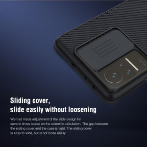 Nillkin Slide Cover Camera Protection Case for Samsung Galaxy A14 5G PC Hard Back Cover CamShield Phone Case