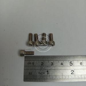 10 BUAH BAUT L M4 X 10 STAINLESS SS SUS 304 ANTI KARAT M4X10 PANJANG 1CM 1 CM KUNCI L 3 4X10 4 X 10 MM BAUD 7 SKRUP PITCH DRAT 0.7 STENLIS JURAGAN BAUT