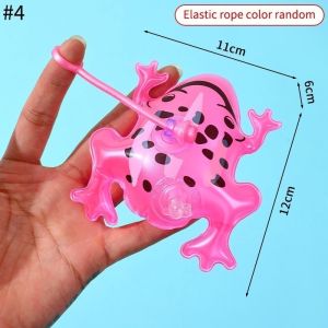 Glowing Inflatable Frog Balloons Green Bouncing Frog Toad Ballon Jungle Animal Toy Kids Gift