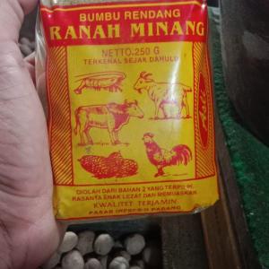 Bumbu Ranah Minang Masakan Rendang 250 Gram Ayam Msg Instan