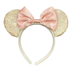 Bando Karakter Telinga Mickey dan Minnie Glitter Jumbo Anak Bentuk Pita Karkater Kartun Besar Headband Lucu Warna Warni Hair Band Korean avvet
