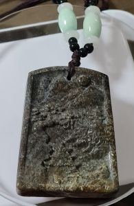 Natural Colorful Agate Scenery Necklace