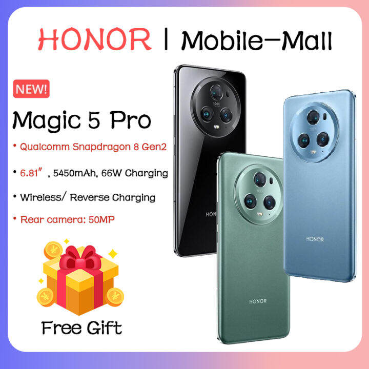 [ New Product ] Honor Magic 5 Pro 5G Magic5pro MobilePhone Qualcomm ...