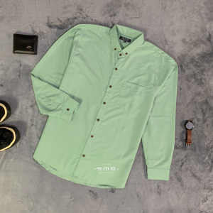 Baju Kemeja Pria Polos Lengan Panjang Slimfit Jumbo Oversize Dewasa Premium Pria SMB