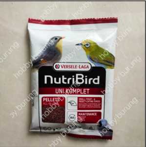 nutribird uni komplit pakan burung pleci import rasa buah buahan sangat disukai oleh burung bagus sehat warna burung bagus berkicau gacor bukpar