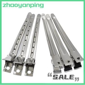 zhaoyanping 10pcs Hair Care Clips Stainless Steel Sectioning Clips Clamps For Hairdressing