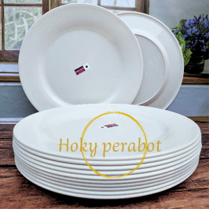 PIRING SAJI 10 INCH PLASTIK DOP RAMEN JUMBO PIRING SAJI TAHAN BANTING