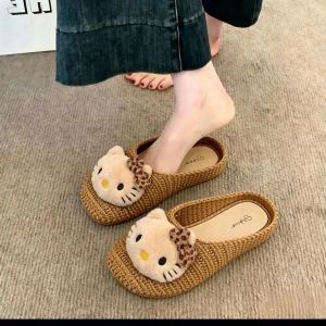 Free Shipping WomenS Outdoor Half-Slipper Shoes 2026 Autumn New Style Comfortable And Super Soft Korean Style Wear-Resistant Princess Style