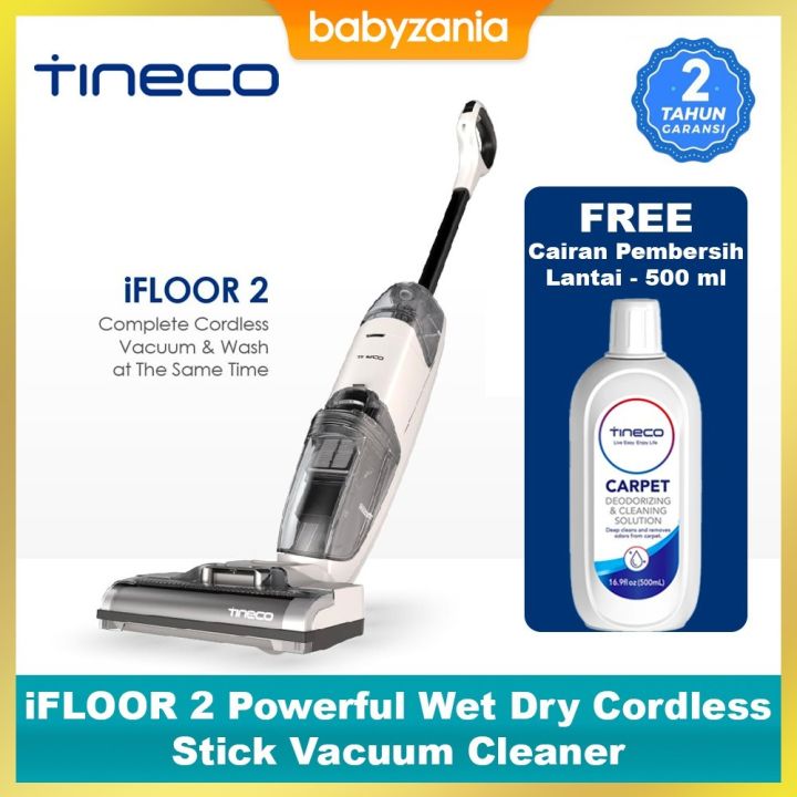 Tineco iFLOOR Powerful Wet Dry Cordless Stick Vacuum Cleaner