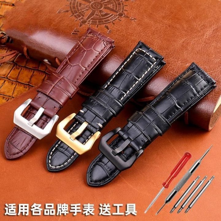 Alternative panerai Panerai watch 441 fat sea series male Hamilton series leather strap 24 Lazada PH