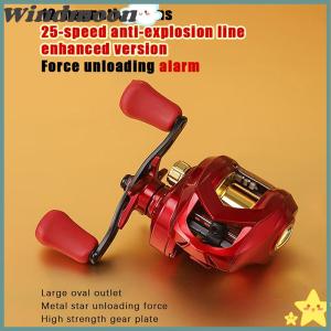 [Windmoon]🌟🌟【Hot Sale】🎈 Casting Rod To Fight The Black Road Ya Fishing Reel Magnetic Double Brake Teardrop Wheel Anti-Frying Line Long-Distance Casting Road Ya Wheel Teardrop Wheel