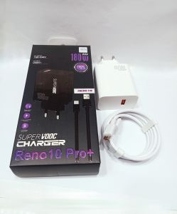 Charger 180W For OPP RENO 10 PRO PLUS For Android Super Vooc Casan HP Fast Charging Universal