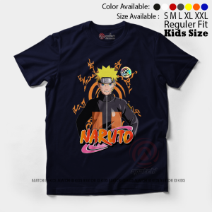 Baju Kaos Atasan Anak Laki - Laki Agatchi Motif Naruto