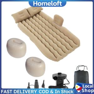 Inflatable Car Air Mattress Backseat Bed with Air Pump Portable Car Blow Up Mattress 2 Pillows & Carry Bag for Car Universal SUV