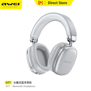 Awei AT7 Wireless Over Ear Headphone Bluetooth 5.4 70H Long Playtime HIFI Stereo Surround Sound Support TF Card