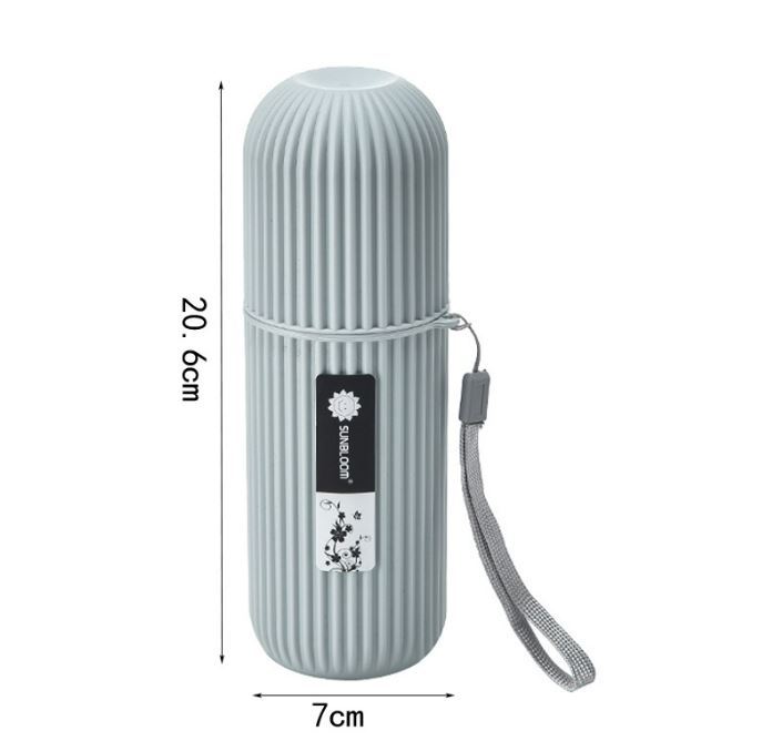 Travel Toiletries Storage Cup Portable Toothbrush Case Toothpaste Box