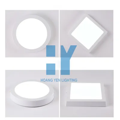Đèn Ốp Trần Led Gắn Nổi 12W 18W 24W Vuông/ Tròn- Ánh Sáng Trắng - Bảo Hành Đổi Mới 12 Tháng
