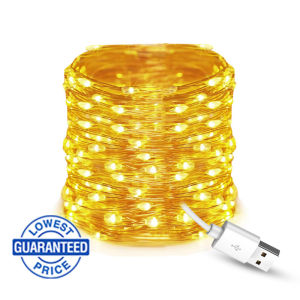 5M 10M 50/100 LED USB Mini LED Copper Wire String Fairy Lights Christmas Wedding/Party LED USB Mini LED Copper Wire String Fairy Lights Christmas Wedding