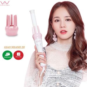Máy Uốn Tóc Xoăn Xoay Tự Động 360 Độ VIVID máy làm tóc uốn xoăn tự động - Hàng chính hãng