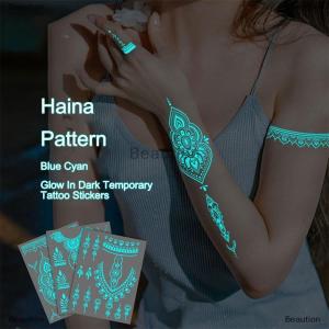 [COD] Beaution สติกเกอร์รอยสักชั่วคราวเรืองแสงในที่มืดสติกเกอร์รอยสักกันน้ำติดทนนาน