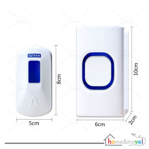 𝗛𝗢𝗩𝗘𝗟𝗦𝗛𝗢𝗣 Bel Pintu Rumah Wireless Bell Door 36 Nada Assalamualaikum Listrik Tanpa Kabel Free Baterai