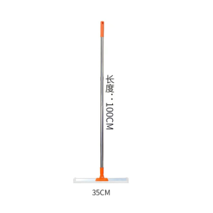 SG READY STOCK 50CM Magic Silicone Broom/Dual-Use180°Degree Rotatable Silicone Floor Scraper Home Bathroom Magic Wiper Floor Sweep