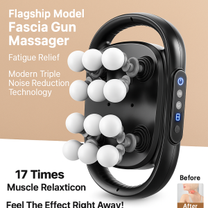 16-Head Fascia Gun Deep Muscle Massager Muscle Pain Relief Full-Body Massage Relaxation Relive Fatigue