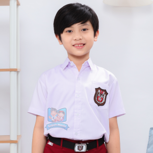 Baju Putih SD Premium Lengan Pendek Bahan Premium Oxford Putra Putri Cowok Cewek Seragam Sekolah - Gajah Mada Uniform